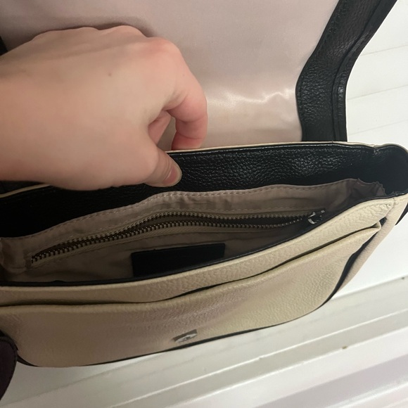 Stylish Black and Cream Women's Bag Tucker Tweed - Picture 7 of 8